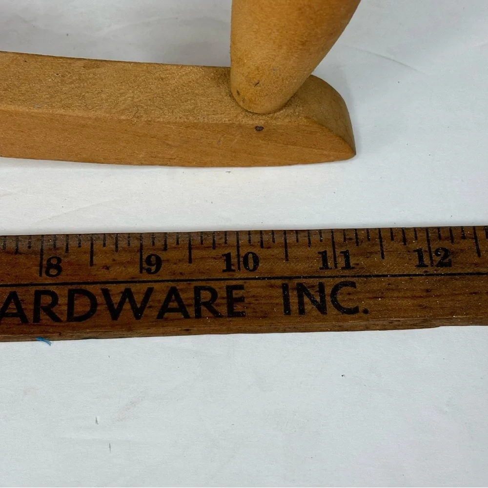 Handmade Wood Rocking Chair made for American Girl Doll Hand Woven Seat 12X16X9”